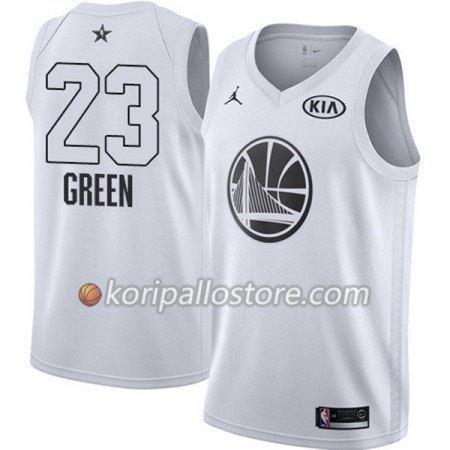 Golden State Warriors Draymond Green 23 2018 All Star Jordan Brand Valkoinen Miesten Pelipaidat Swingman 